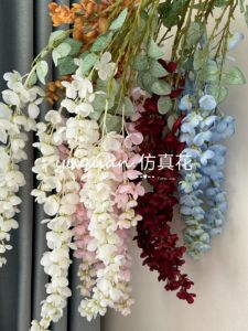 Trang Trí Hoa Phong Cách Trung Hoa Bằng Lụa Treo Tường Trang Trí Đám Cưới Hoa Liễu Ba Nhánh Giả Hoa Để Bàn Hoa Treo Trong Chậu