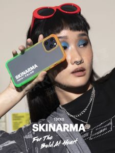 Skinarma Phone Case for Apple 13 Iphone12promax Full Cover Transparent Frosted Gradient Fluorescent Drop-Resistant Protective Case