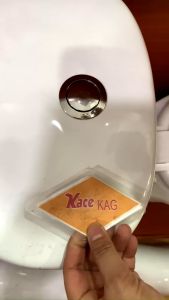 Bộ xả bồn cầu 1 nút nhấn siêu nhẹ Doco KAG-XBC14 hàng sịn nút tròn D37mm Ruột két xí bệt 2 khối nhấn xả mạnh siêu bền