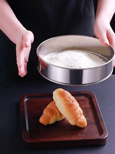 MONZA ตะแกรงร่อนแป้ง อุปกรณ์ร่อนแป้ง สแตนเลสเกรดคุณภาพ อุปกรณ์ทำขนม No.Y2068