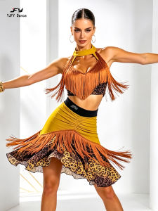 YJFY Dance | Latin Practice Outfit Fringe Skirt Summer