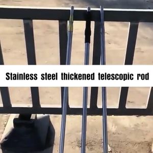 5/7/10M🍍Fruit picker with Long Pole Adjustable Fruit Picking Pole with Basket Telescopic Fruit Picking Artifact High Altitude Pruning Saw with Pole Portable Stainless Steel Convenient Labor saving Effortless Efficient Catcher