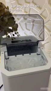 PONYHOME-High-Quality Portable Electric Ice Maker Machine 15kg Capacity 24-Hour Automatic Operation Noise-Reducing Compressor 220V New