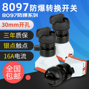 Corrosion Resistant Ex Button BA8097 Two Three Position Switch with Silver Point YH Brand Control Knob Converter Switch