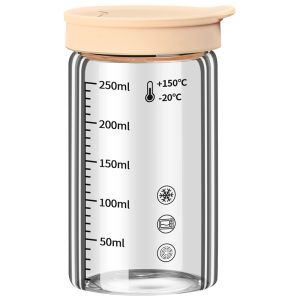 Sealed Glass Jar for Soup Making And Steaming Birds Nest Home Use High Temperature Resistant Empty Bottle Japanese Style Kitchen Storage Container