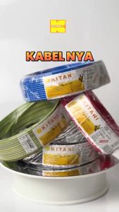 NYA 15 mm² - Kitani - Kabel Tembaga Kawat Kabel Tembaga 25 Meter Kabel Hijau-Kuning 100 Meter Kabel Tembaga Untuk Elektronik - Lazada