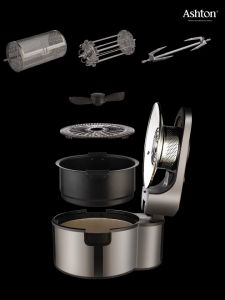 Air fryer 8L multifunctional french fry machine oven chicken wings and thighs commercial large capacity