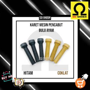 Karet Mesin Pencabut Bulu Ayam Warna Coklat: Plucker & Karet Cabut Bulu