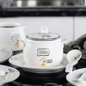 Water-sealed Ceramic Soup Pot Small Size