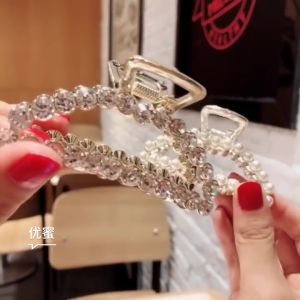 Jepitan Jedai Rambut Mutiara Ikat Rambut Capit Rambut Artis Korea Pita Anak