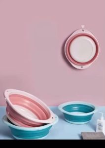 กะละมัง กะละมังพับได้ กะละมังซิลิโคนอเนกประสงค์ กะละมังล้างผัก และ ซักผ้า ตั้งแคมป์ กาละมัง แบบพกพาสะดวก🛒❤️