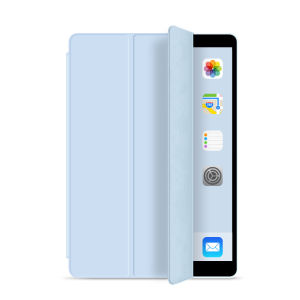 For iPad 10th Gen Case with Pen Holder Trifold Acrylic Clear Back Hard Cover For iPad 10.2 9.7 Air 5 11 iPad 10 9 11th A16 Case
