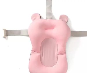 แผ่นรองอาบน้ำกันลื่นแบบนุ่มแห้งเร็วปรับได้สำหรับทารก