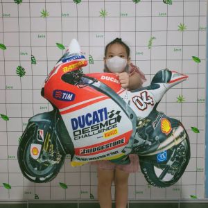 Đồ chơi Xe đua Ducati Repsol Suzuki nhồi 100% bông gòn vải Nhung mịn dùng làm gối cho bé nằm