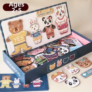 Educational Toy Magnetic Animal Dress-Up Puzzle 1