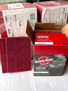 3M 7447PRO Industrial Cleaning Scouring Cloth Wood Deburring Cleaning Cloth Metal Rust Removal Brushed Polishing Universal Cloth