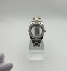 RICHUS NH35 Watch Case 36mm 39mm Silver Fits NH35 NH36 Miyota8215-DG ETA 2824 PT5000 Movement Watch Accessories