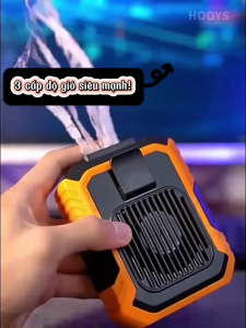 Quạt điều hòa đeo hông quạt gài thắt lưng Pin 6000 - 10000mAh có thể sạc dự phòng di dộng đeo cổ ra ngoài trời có thể sạc lại quạt điện mini ngoài trời