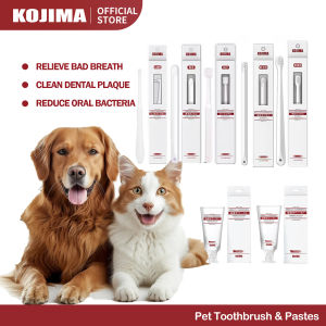 JAPAN Kojima Cat Toothpaste Dog Toothbrush Dental Care Set Remove Tartar Cleaning Teeth