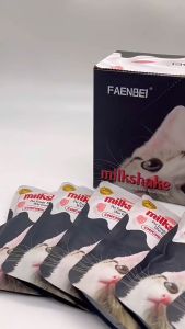 [Lazy Pet] Faenbei Real Meat Milk Shake Wet Pouch / Cat Pouch Chicken Flavor 85G Nutritional Cat Pouch
