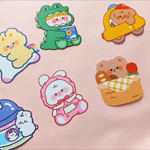 [Little B House] Candy Card Lollipop Holder Candy Decoration Card Birthday Doorgift Goodies Bag 棒棒糖卡纸 Kad Lolipop - BT385