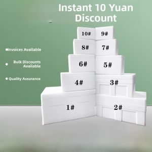 Thickened Postal Foam Box Set for Fruit And Seafood Preservation Insulation Cold Storage Specialized Foam Packaging Box