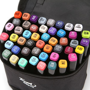 TOUCH 24-80 Colors Marker Pens Set Paint Brush Pen Drawing Art Supplies Stationery School supplies