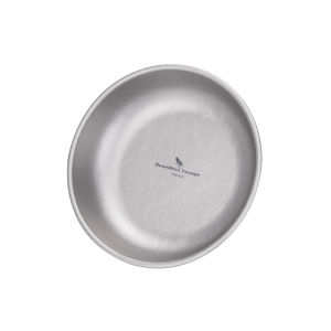 Boundless Voyage Camping Plate Titanium Dinner Plate Stackable Kitchen Tableware Reusable Dish Set of 1/3 Dishwasher Safe