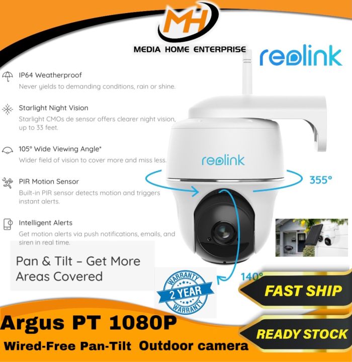 Reolink Outdoor IP Camera Argus PT 1080p, 355° Pan and 140
