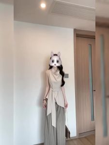 NIUVIES | Bộ Đồ Nữ Hai Mảnh Phong Cách Trung Quốc Độc Đáo Cho Mùa Hè