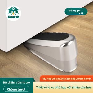 MONLEYTA | Đồ chơi chống va chạm cửa bằng thép không gỉ cố định không cần khoan chống gió