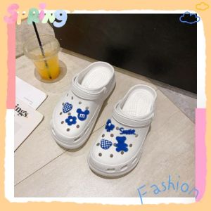 LHMoonlight ฮิตมานาน รองเท้าแตะหัวโต รองเท้าแตะหัวโตแฟชั่น คุณผู้หญิง รองเท้าแตะตัว การ์ตูนติดมาพร้อมสีใหม่สีน้ำเงินสุดเท่ และส่งเลยทุกลุคกด