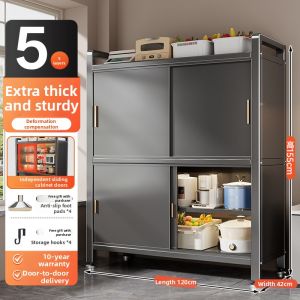 DIBIOU | Multifunctional Dustproof Kitchen Storage Rack