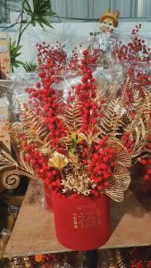 2025新年装饰f仿真发财果福桶摆件 CNY Home Decorations