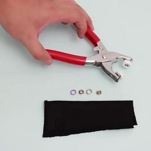 100 Sets Snap Pliers Automatic Grommet Eyelet Pliers Five-Claw Snap Button Plier For Installing Clothes Bag Sewing And DIY Craft