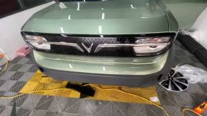 Bộ 4 ốp lazang VF3 lốp R16 Có logo chữ V ốp mâm vf3 vinfast 4 cái 16 inch ốp mâm VF3