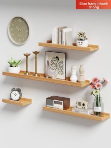 Background Wall Floating Bookshelf Simple and Aesthetic