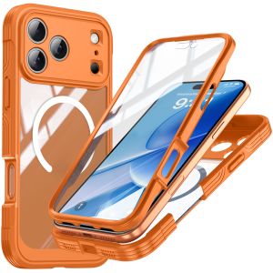 Brand new color magnetic shockproof and dustproof transparent phone case - Compatible with iPhone 17/17 Air/17 Pro/17 Pro Max