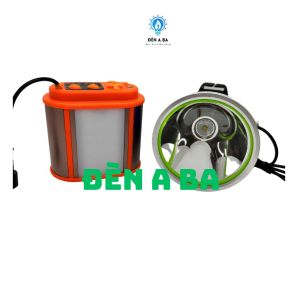 Đèn pin đeo đầu siêu sáng 6800 thái lan chiếu xa 1000m pin 20 giờ sáng bình rời