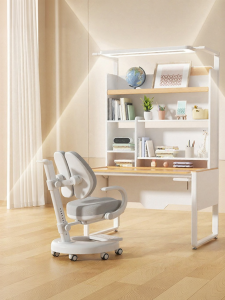 EYESPRO | Adjustable Desk with Storage Child Study Table Semi-solid Wood Set