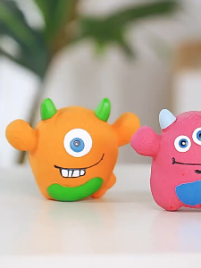 New Product Pet Latex Toy Latex Voice Puppy Molar Teeth Cleaning Spherical Dog Toy