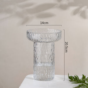 Iceberg Glass Flower Vase Scandinavian Style Home Decor Fresh Flowers Dining Table Centerpiece Simplicity Desktop Flower Pot