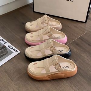 2024 ใหม่สูงลื่นกันลื่น รองเท้าผู้หญิงแฟชั่น ฤดูร้อน รองเท้าแตะ ผู้หญิง