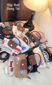 Túi nữ đeo chéo + quai cầm size 16 hình LABUBU thiết kế đơn giản chất vải dày dặn full màu