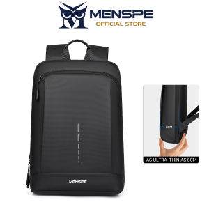 MENSPE Men Backpack Business Laptop Backpacks Waterproof Ultra-thin Casual Travel Backpack Men 16.5inch Laptop Backpack Fashion Multi-compartment Bag