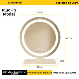 SAMEDREAM | LED Light Rotatable Makeup Mirror