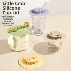Dustproof Food Grade Silicone Cup Lid