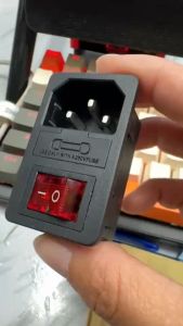 Socket AC 3 in 1 Saklar Fuse Holder Switch 250V AC 10 Ampere