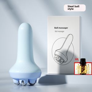 Hand-held Ball Massager Dragon Beads Full-body Universal Abdomen Leg Massager Meridian Brush Roller Wheel Device for Personal Care