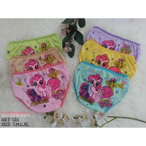 KLINTU - 6 PCS 3 PCS Celana dalam anak perempuan motif random//celana dalam anak wanita murah